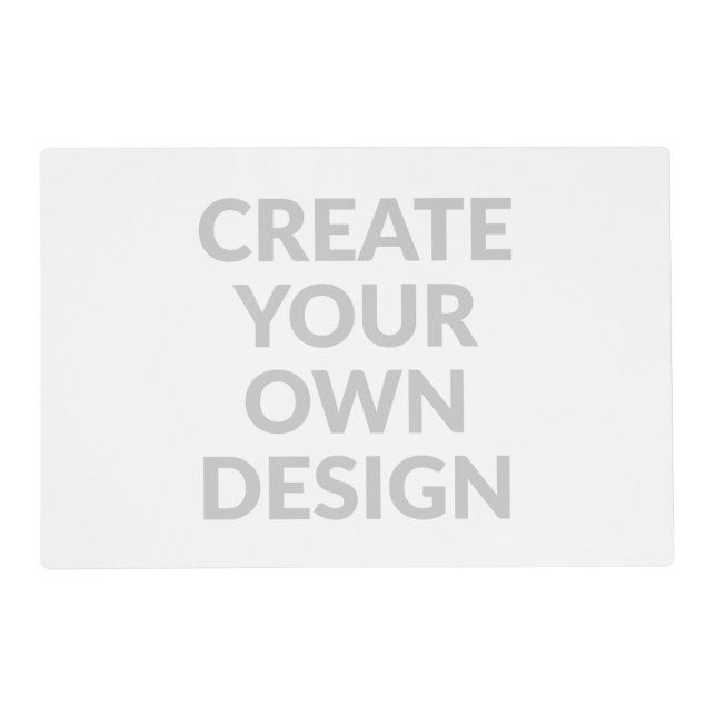 Simply - Create Your Own  Placemat (Front)