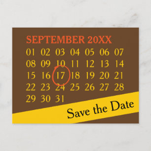 Simply Custom Calendar + your photo, backgr., text Announcement Postcard