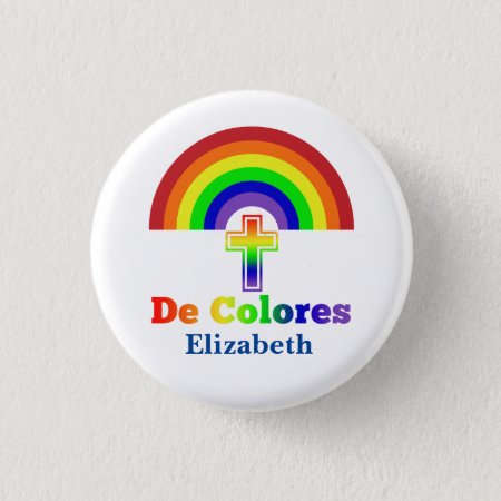 Simply De Colores Pinback Button