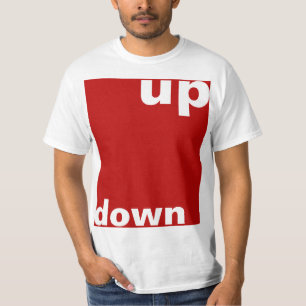 Simply design "rectangle red up down" + your idea T-Shirt