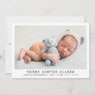 Simply Elegant Baby Boy Photo Collage Birth