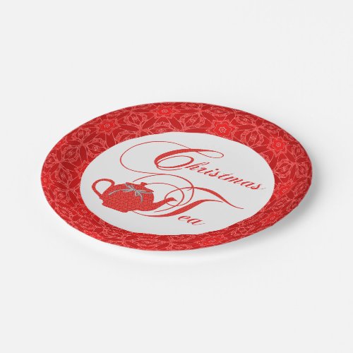 Simply Elegant Christmas Tea Party Paper Plates