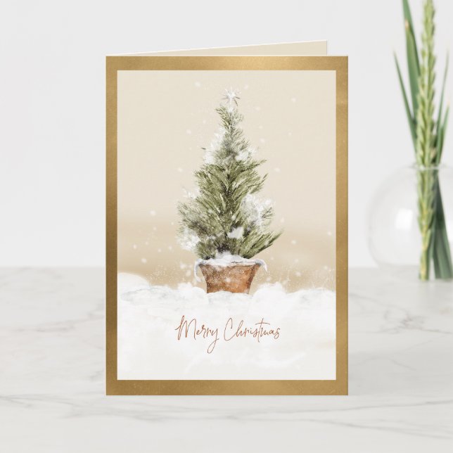 Simply Elegant Christmas Tree Card (Front)
