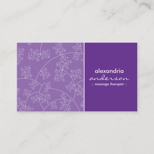 Simply Elegant Custom Business Cards (lavender)
