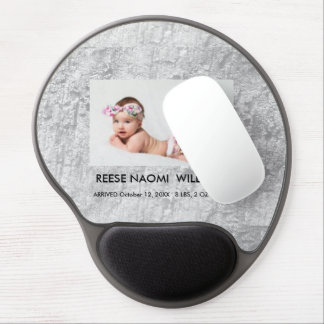 Simply Elegant cute Baby Girl Photo Gel Mouse Pad