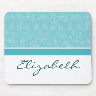 Simply Elegant Designer Custom Aqua Mousepad