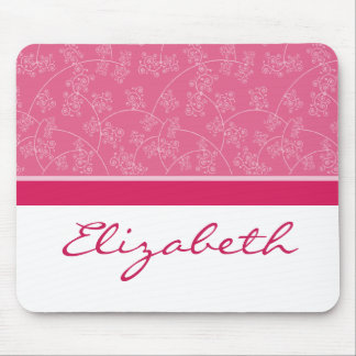 Simply Elegant Designer Custom Fuschia Mousepad