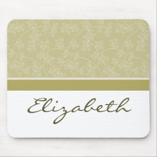 Simply Elegant Designer Custom Taupe Mousepad