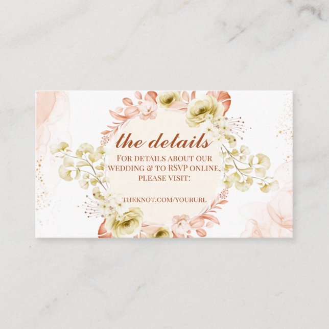 Simply Elegant Enclosure Card (Front)