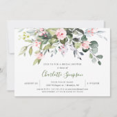 Simply Elegant Eucalyptus Bridal Shower Invitation (Front)