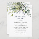 Simply Elegant Eucalyptus REHEARSAL DINNER Invitation<br><div class="desc">Create the perfect REHEARSAL DINNER invite with this "Watercolor Eucalyptus Greenery" template. This high-quality design is easy to customize to match your wedding colors, styles and theme. For further customization, please click the "customize further" link and use our design tool to modify this template. If you need help or matching...</div>