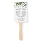 Simply Elegant Eucalyptus Wedding Program