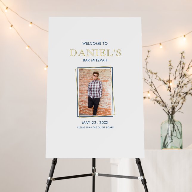 Simply Elegant Event Welcome Photo Sign In (In Situ (Stand))