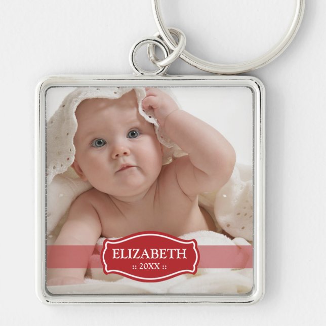 Simply Elegant Mommy's Keychain (red) (Front)