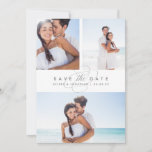 Simply Elegant Multi Photo Save the Date<br><div class="desc">Say yes to these beautiful save the date cards and announce your big day to friends and family in chic style! Flat save the date cards feature three of your favorite engagement photos -- two at the top, and one at the bottom -- with "save the date" and your names...</div>