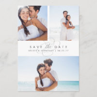 Simply Elegant Multi Photo Save the Date