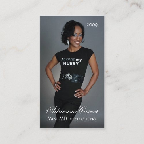 Simply Elegant Pageant Business Card