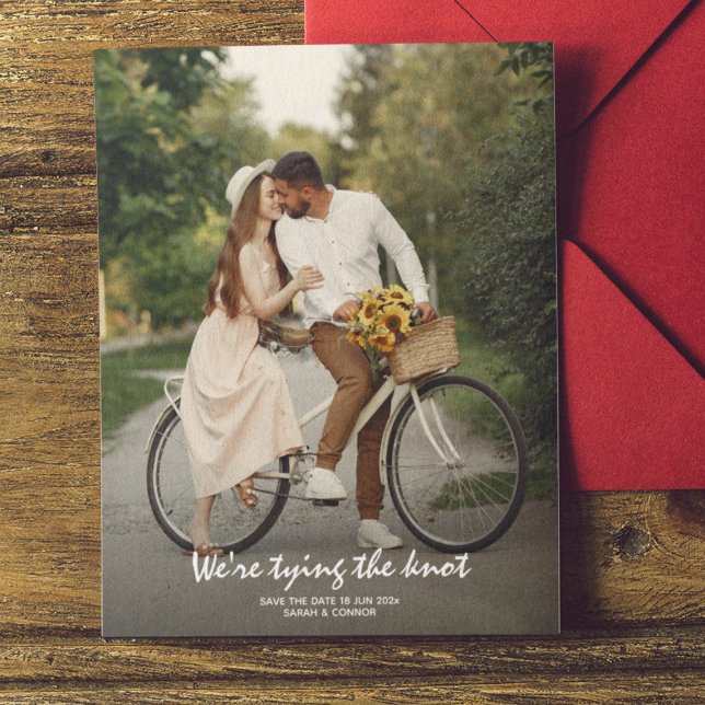 Simply Elegant Photo Save the Date Postcard (Creator Uploaded)