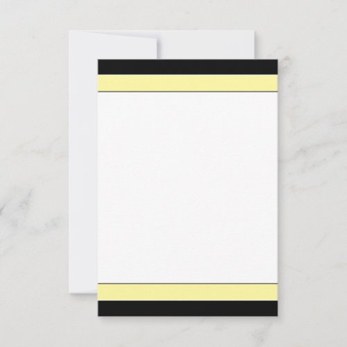 Simply Elegant RSVP Card (yellow/black)