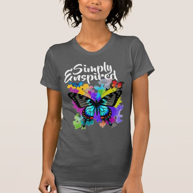 Simply Enspired Butterfly  T-Shirt (Front)