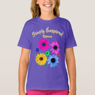 Simply Enspired Colorful Flowers Children T-Shirt