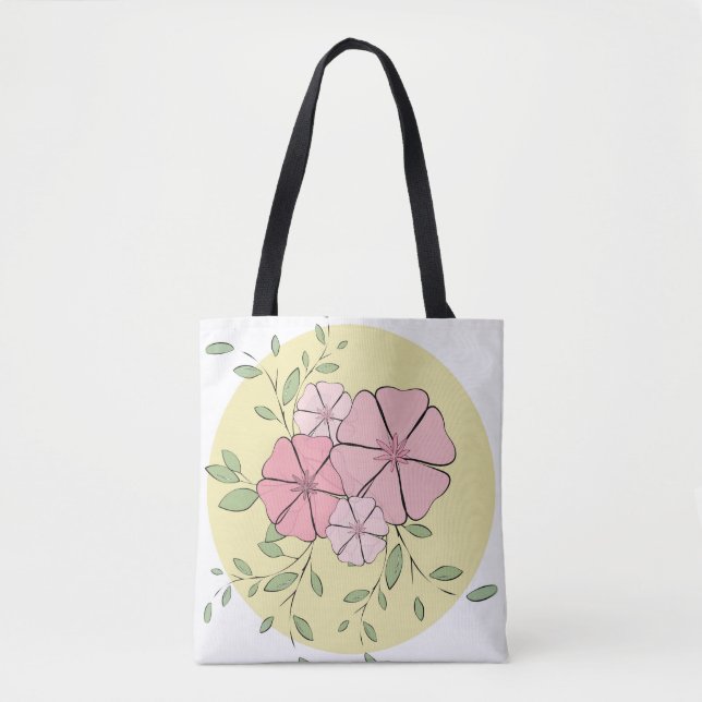 Simply Floral Tote Bag (Front)