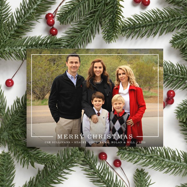 Simply Framed | Holiday Photo Card (Creator Uploaded)