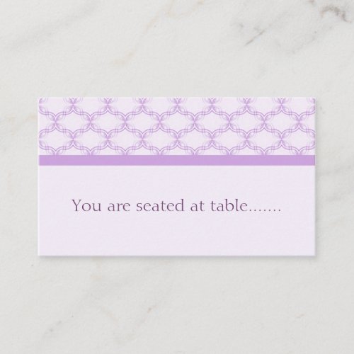 Simply Glamourous Wedding Placecard, Lavender Business Card Templates