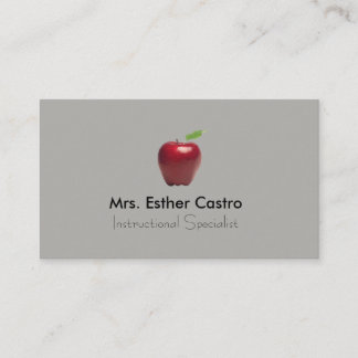 Simply gray business card