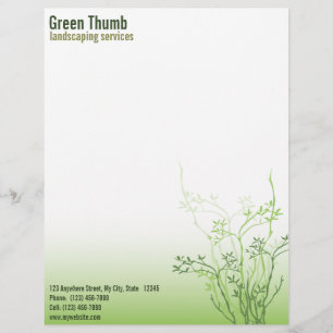 Simply Green Professional Business Letterhead