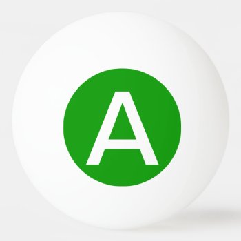 Simply Green Solid Color Ping Pong Ball by SimplyColor at Zazzle