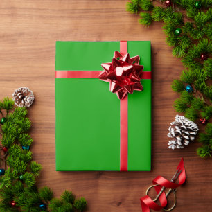Simply Green Solid Color Wrapping Paper