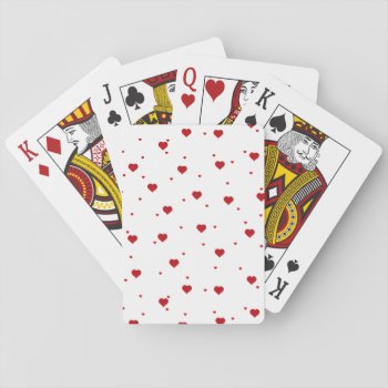 Simply Hearts Playing Cards by Redgeez_Corner at Zazzle