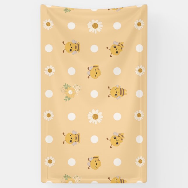 Simply Honey Bee Art Banner (Vertical)