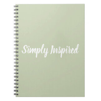 Simply Inspired Notebook