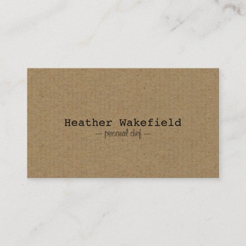 Simply Kraft Calling Card Business Card Templates