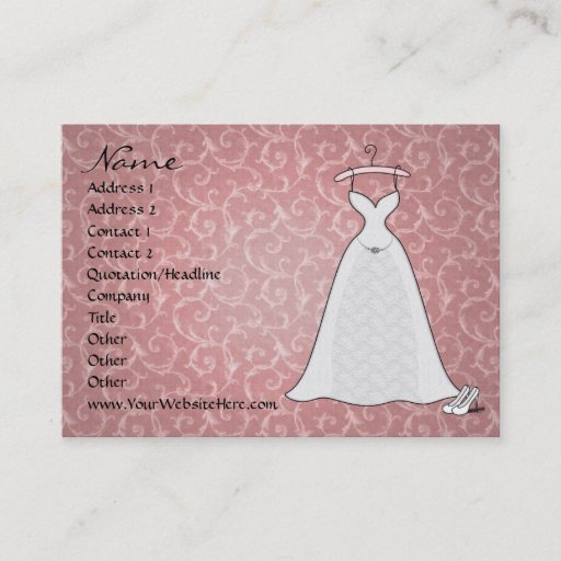 Customizable Simply Lace Business Card