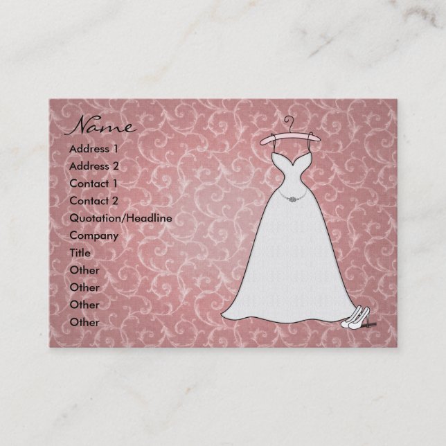 'Simply Lace' Profile Card (Front)