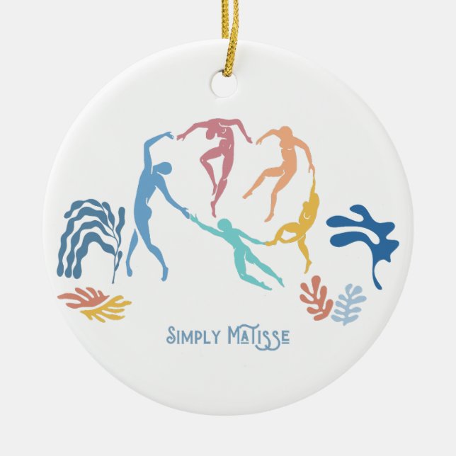 Simply Matisse - Dance Ceramic Ornament (Front)