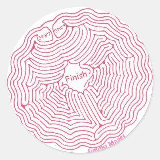 Simply Mazes Spider Web Maze Sticker