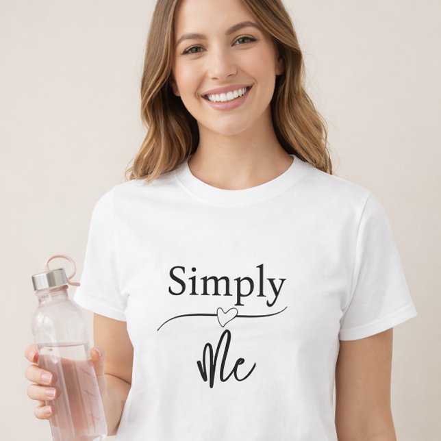 Simply Me Minimalist T-Shirt (Creator Uploaded)