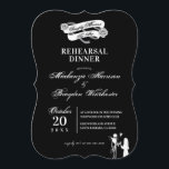 Simply Meant To Be - Wedding Rehearsal Dinner Invitation<br><div class="desc">Set the stage for an unforgettable evening with this Disney Nightmare Before Christmas wedding rehearsal dinner invitation featuring Jack Skellington and Sally. Inspired by Tim Burton’s timeless love story, this hauntingly beautiful design showcases the phrase "Simply Meant to Be", symbolizing a romance that transcends time. The dark, gothic-inspired backdrop perfectly...</div>
