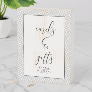 Simply Minimalist Cards & Gifts Black ID523 Wooden Box Sign
