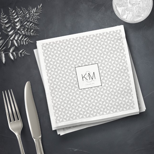 Simply Minimalist Wedding Black ID523 Napkins (Creator Uploaded)