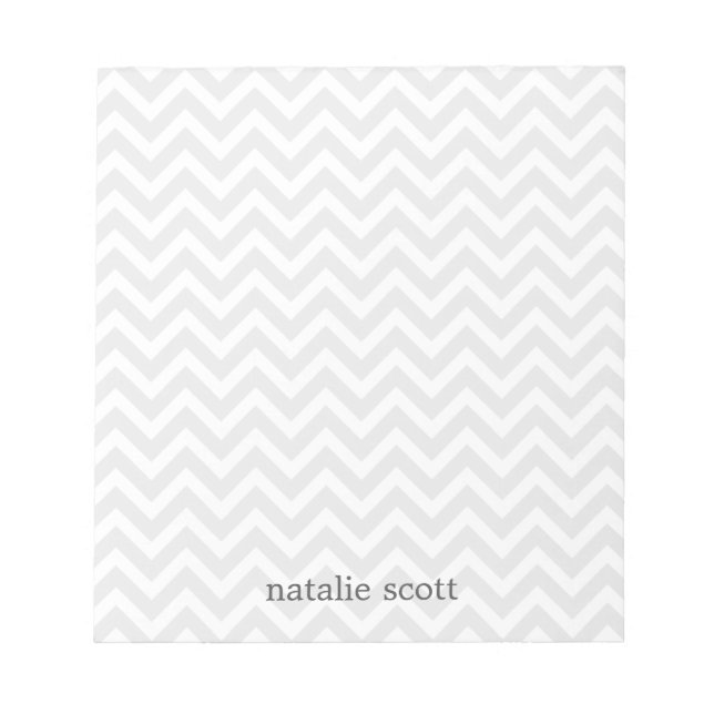 Simply Modern Personalized Notepad (Front)
