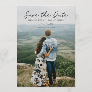Simply Modern Photo Save the Date Cards