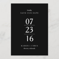 Simply Modern Save the Date