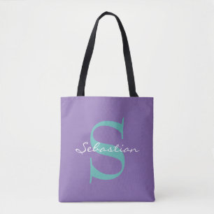 Simply Monograms & Names + your backgr. & ideas Tote Bag