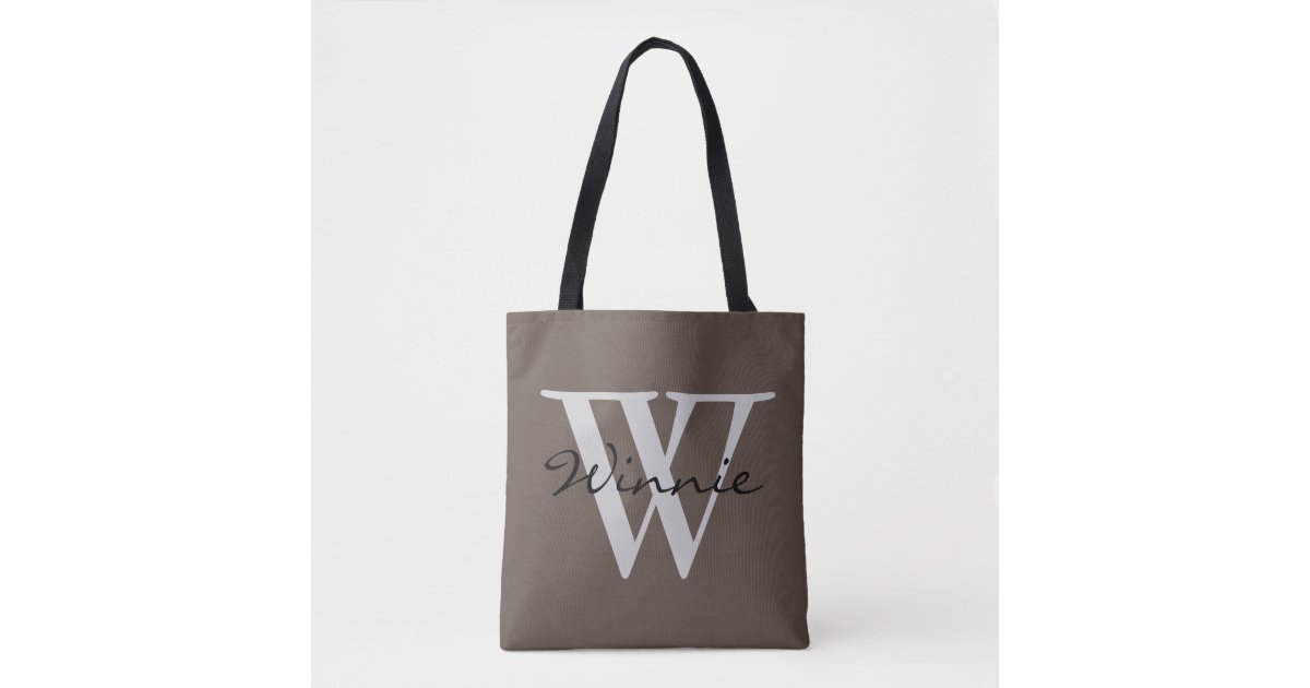 Simply Monograms Names Your Backgr Ideas Tote Bag
