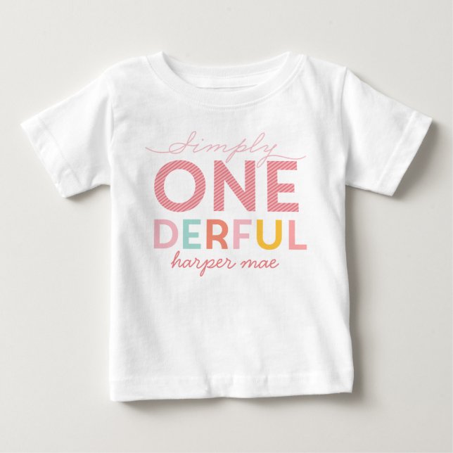 SIMPLY ONEDERFUL WONDERFUL BABY T-Shirt (Front)